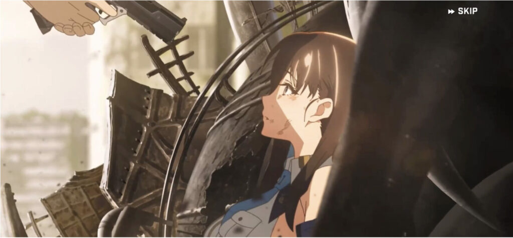 勝利の女神：NIKKEのプレイ画面