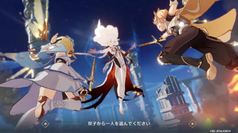 原神のプレイ画面