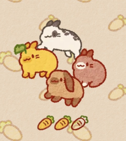 うさぎしまのプレイ画面
