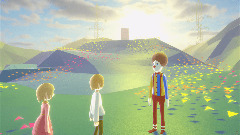 ドアを開ける短いゲームのプレイ画面